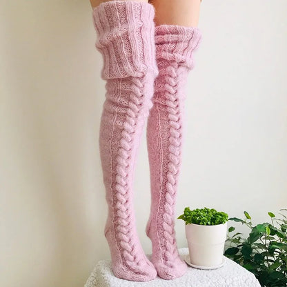 Cozy Winter Thigh-High Socks - Tech Wave Heaven Tech Wave Heaven Tech Wave Heaven