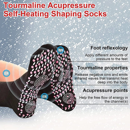 Tourmaline Self-Heating Socks - Tech Wave Heaven Tech Wave Heaven Tech Wave Heaven