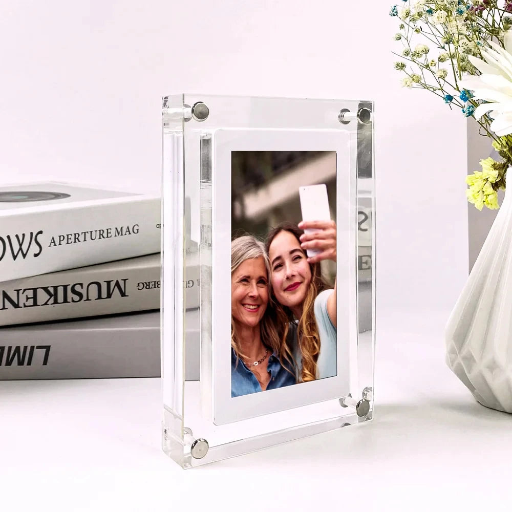 Acrylic Digital Picture Frame - Tech Wave Heaven Tech Wave Heaven Tech Wave Heaven