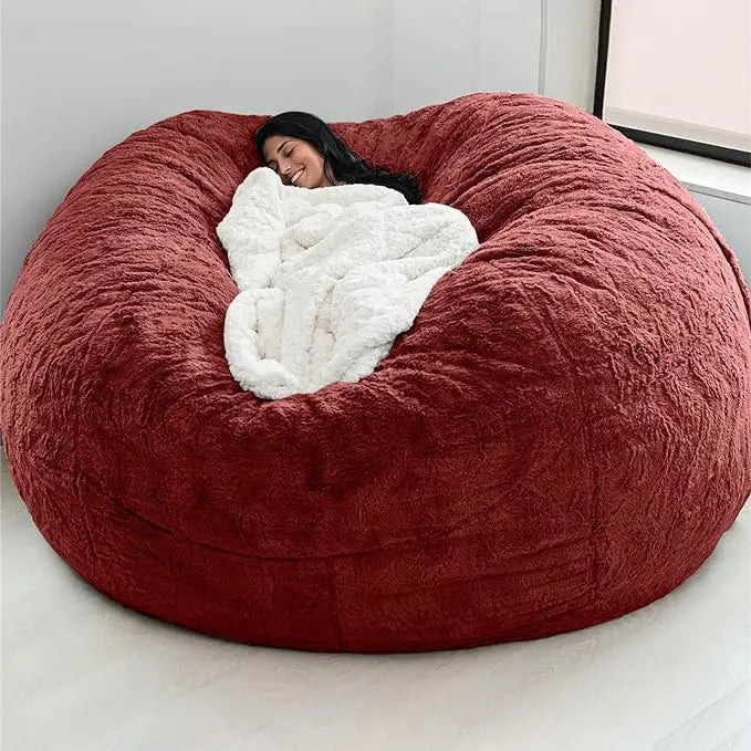 Giant Velvet Bean Bag Cover - Tech Wave Heaven Tech Wave Heaven Tech Wave Heaven