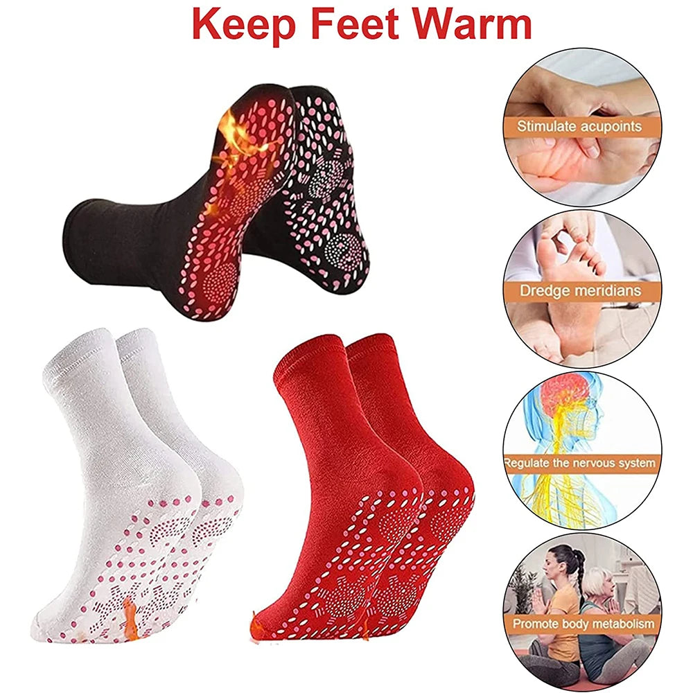 Tourmaline Self-Heating Socks - Tech Wave Heaven Tech Wave Heaven Tech Wave Heaven