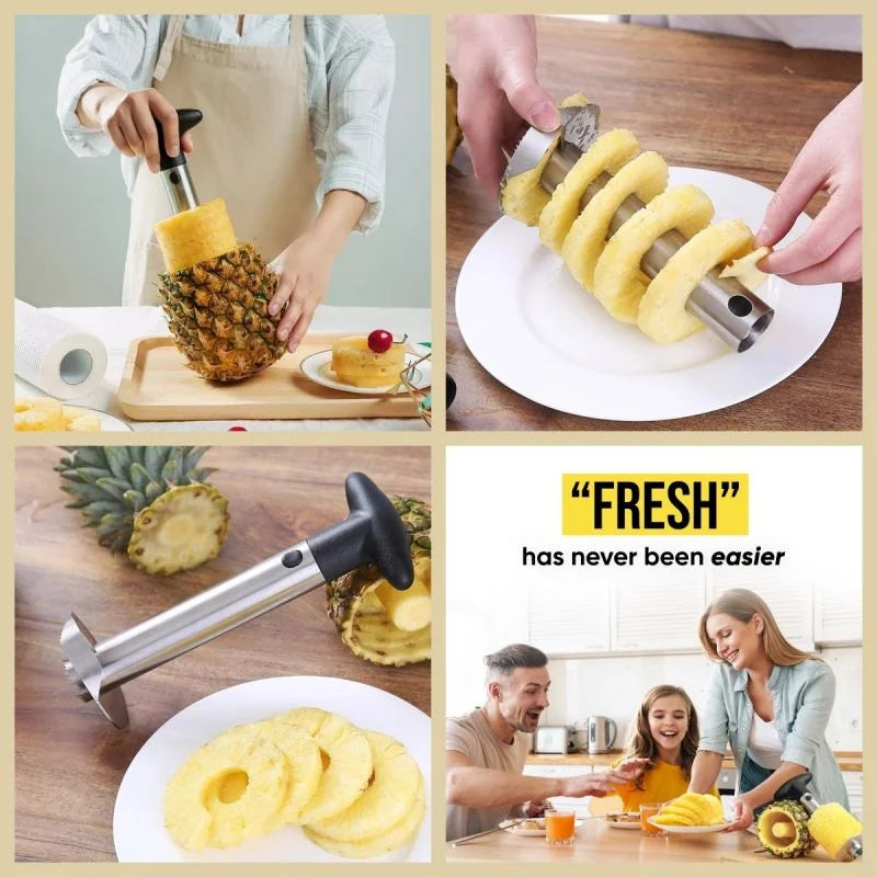 EasyPine Stainless Steel Pineapple Cutter - Tech Wave Heaven Tech Wave Heaven Tech Wave Heaven