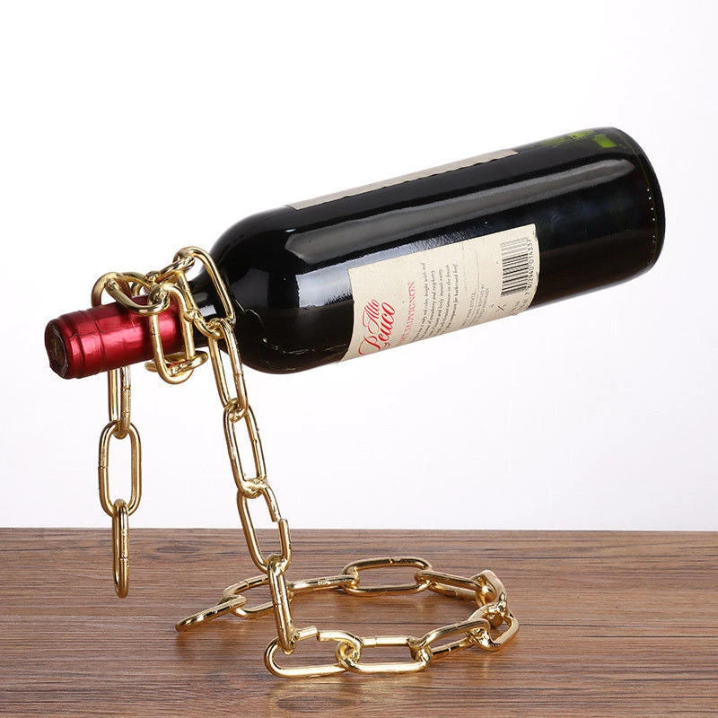 Magic Wine Chain Display Rack - Tech Wave Heaven Tech Wave Heaven Tech Wave Heaven