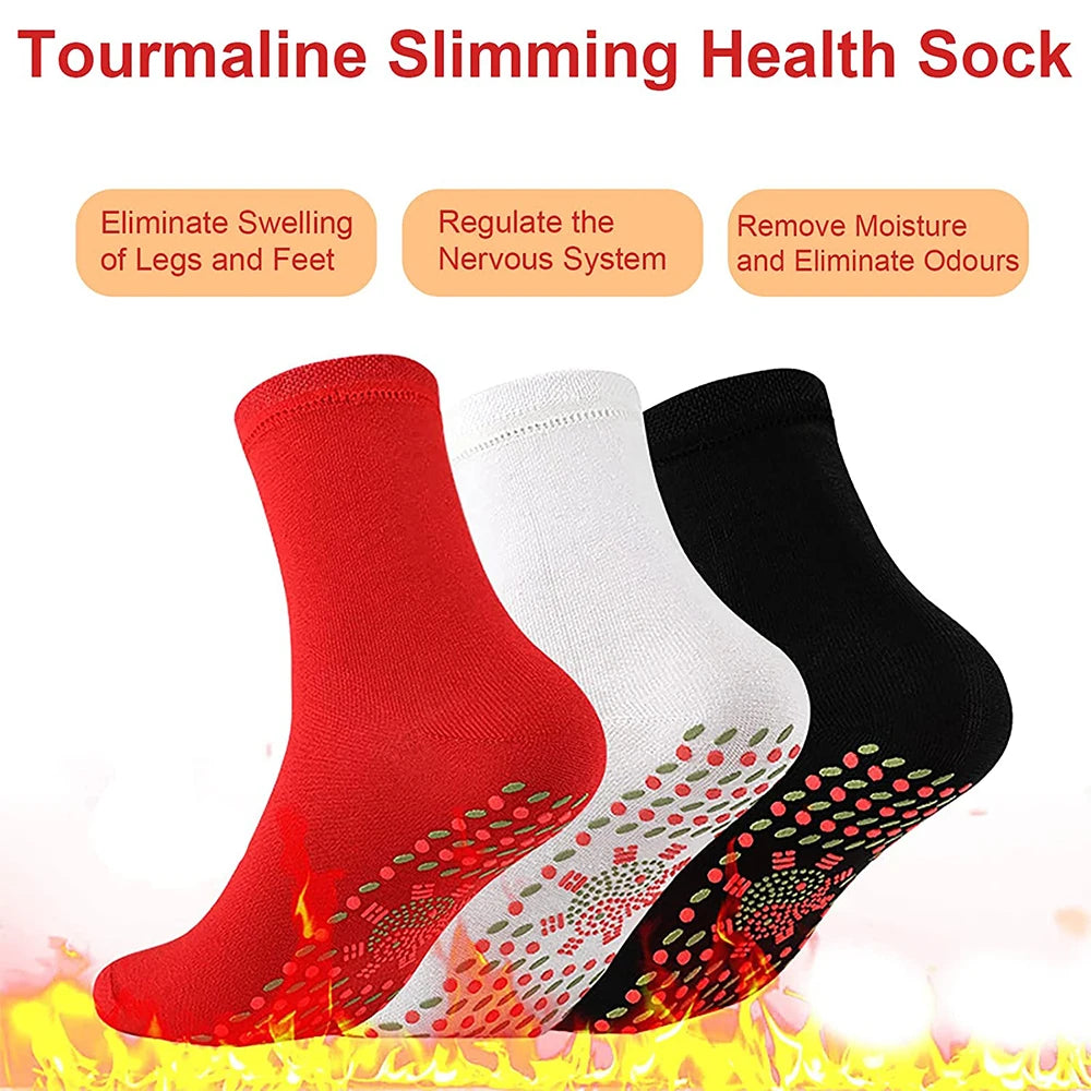 Tourmaline Self-Heating Socks - Tech Wave Heaven Tech Wave Heaven Tech Wave Heaven