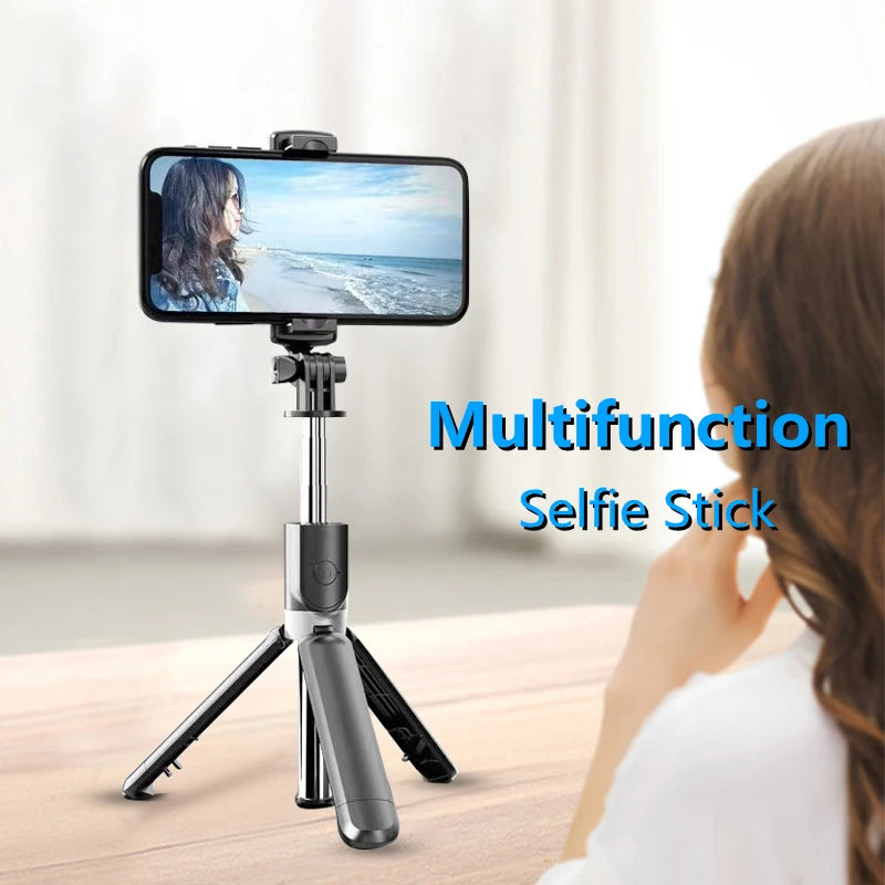 Bluetooth Selfie Stick Tripod - Tech Wave Heaven Tech Wave Heaven Tech Wave Heaven