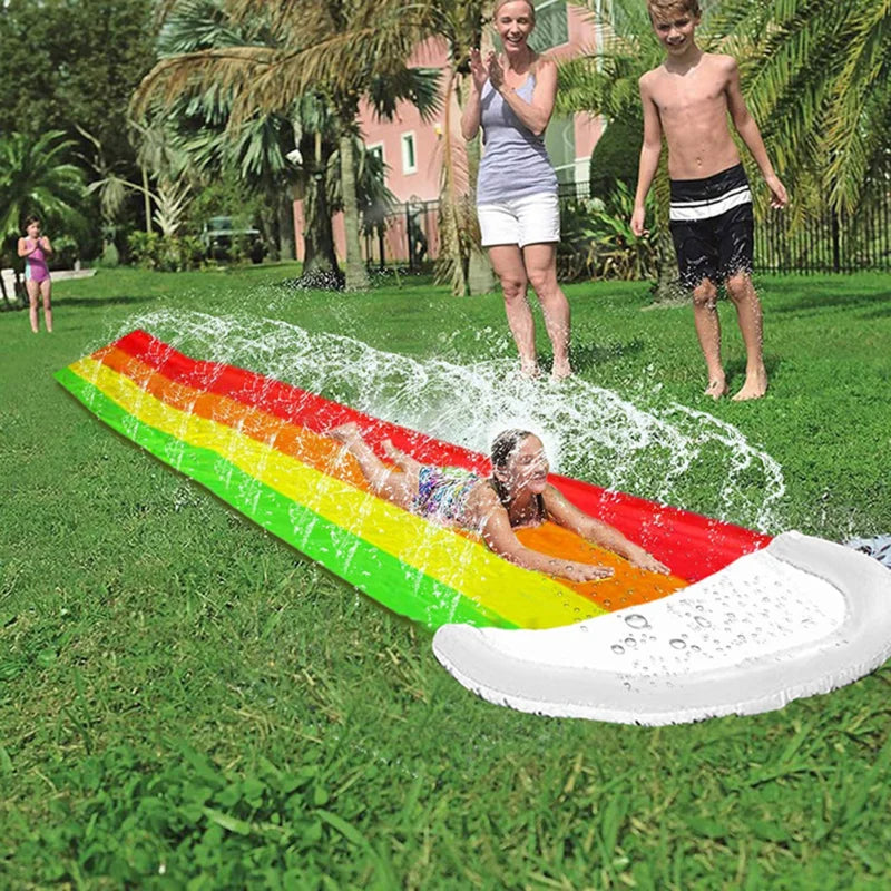 Rainbow Splash Water Slide - Tech Wave Heaven Tech Wave Heaven Tech Wave Heaven