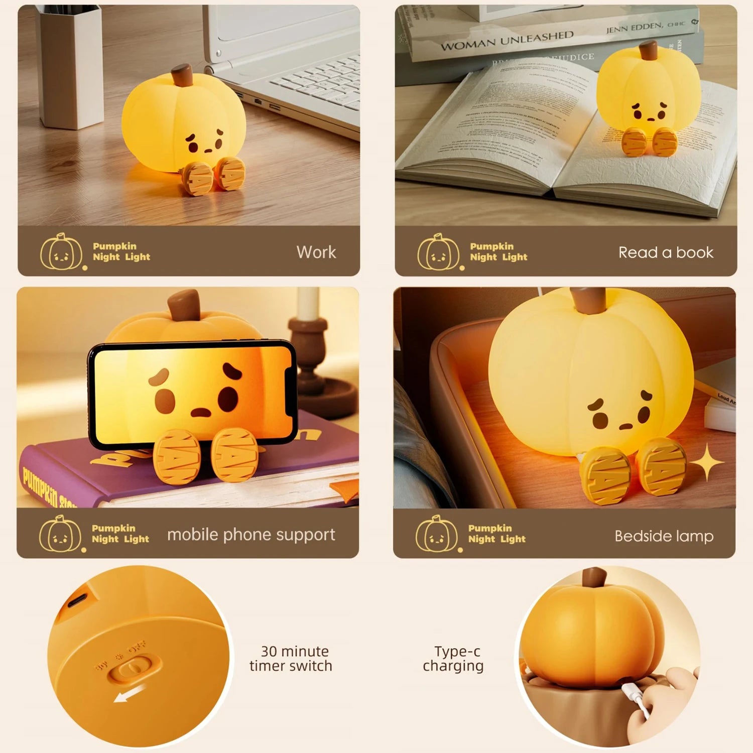 Pumpkin LED Night Light - Tech Wave Heaven Tech Wave Heaven Tech Wave Heaven