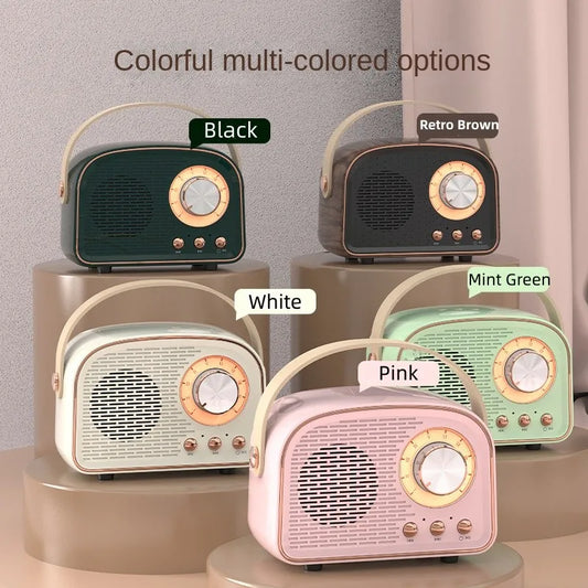 Retro Mini Bluetooth Speaker - Tech Wave Heaven Tech Wave Heaven Tech Wave Heaven