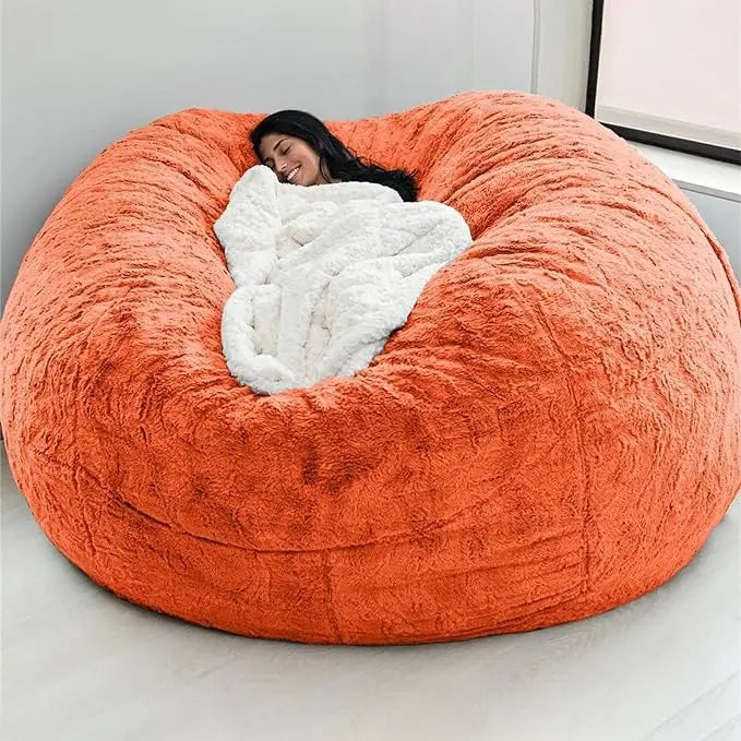 Giant Velvet Bean Bag Cover - Tech Wave Heaven Tech Wave Heaven Tech Wave Heaven