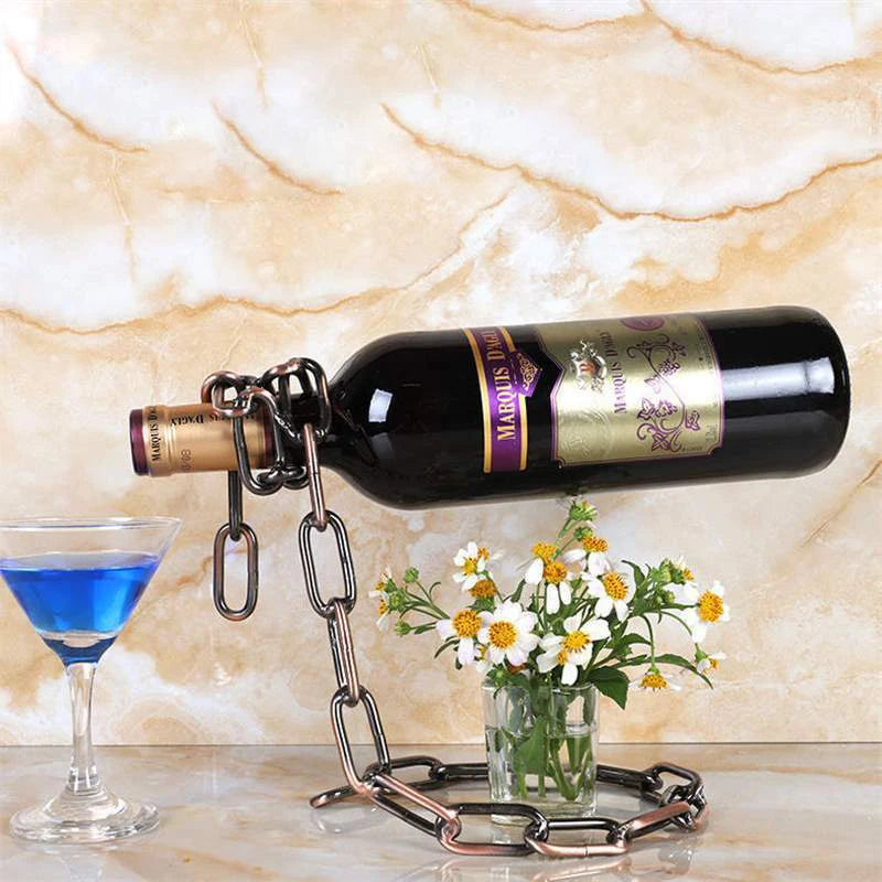 Magic Wine Chain Display Rack - Tech Wave Heaven Tech Wave Heaven Tech Wave Heaven