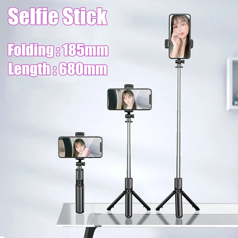 Bluetooth Selfie Stick Tripod - Tech Wave Heaven Tech Wave Heaven Tech Wave Heaven